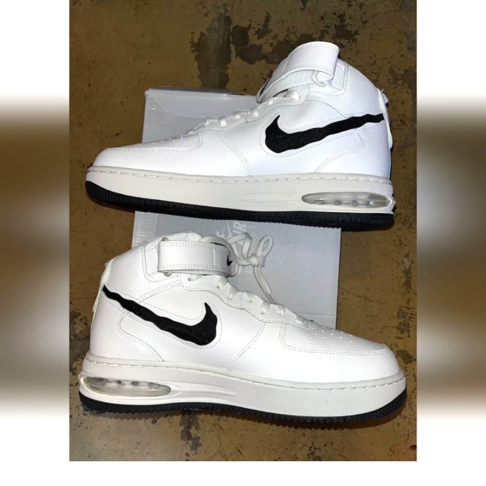 Nike Air Force 1 Mid EVO Summit White Black Sail FB1374-101 Men's